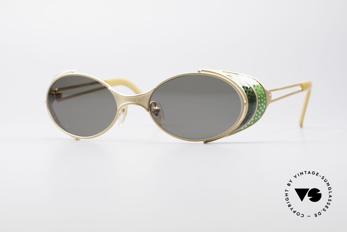 Jean Paul Gaultier 56-7109 Steampunk Sunglasses, vintage Gaultier designer sunglasses from the mid 90's, Made for Men and Women