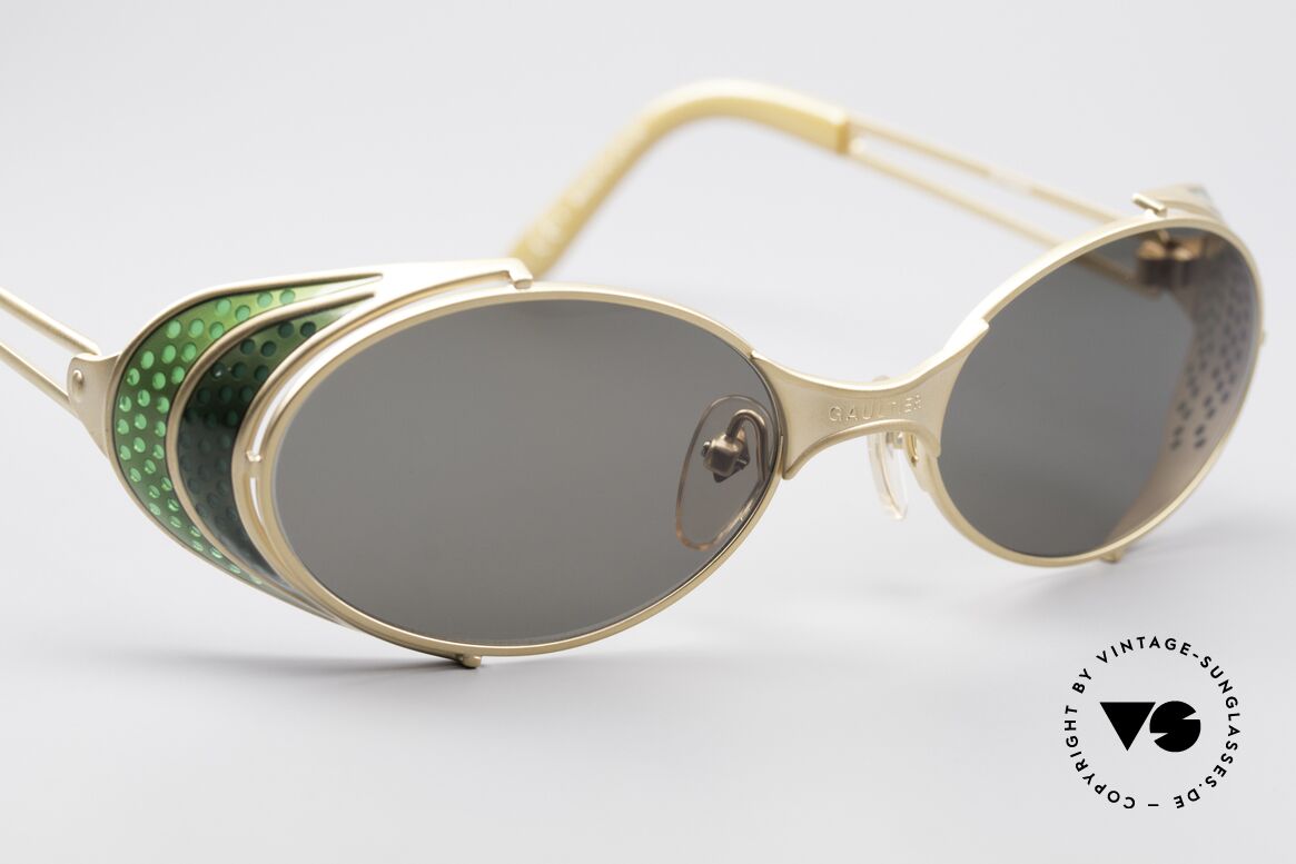 Jean Paul Gaultier 56-7109 Steampunk Sunglasses, unworn rarity (a 'must have' for all art & fashion lovers), Made for Men and Women