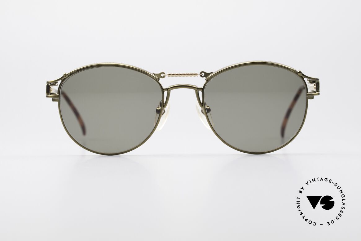 Jean Paul Gaultier 56-5107 Steampunk Panto Sunglasses, designer panto sunglasses by Jean Paul GAULTIER, Made for Men and Women