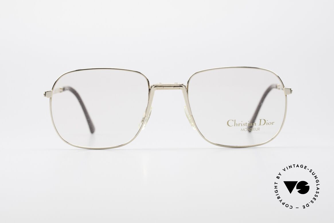 Christian Dior 2288 Monsieur Folding Eyeglasses, unique 1980's designer eyeglasses by Christian DIOR, Made for Men