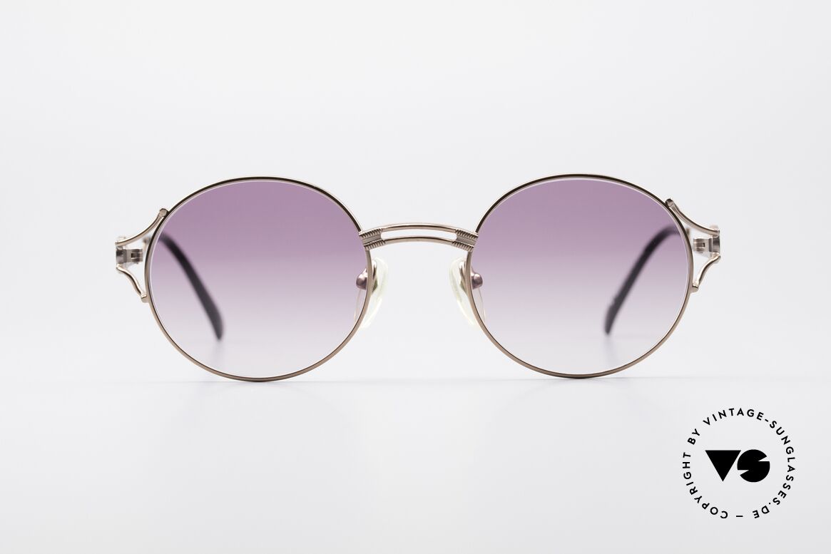 Jean Paul Gaultier 57-6102 Round Designer Sunglasses, round vintage designer sunglasses by Jean Paul Gaultier, Made for Men and Women