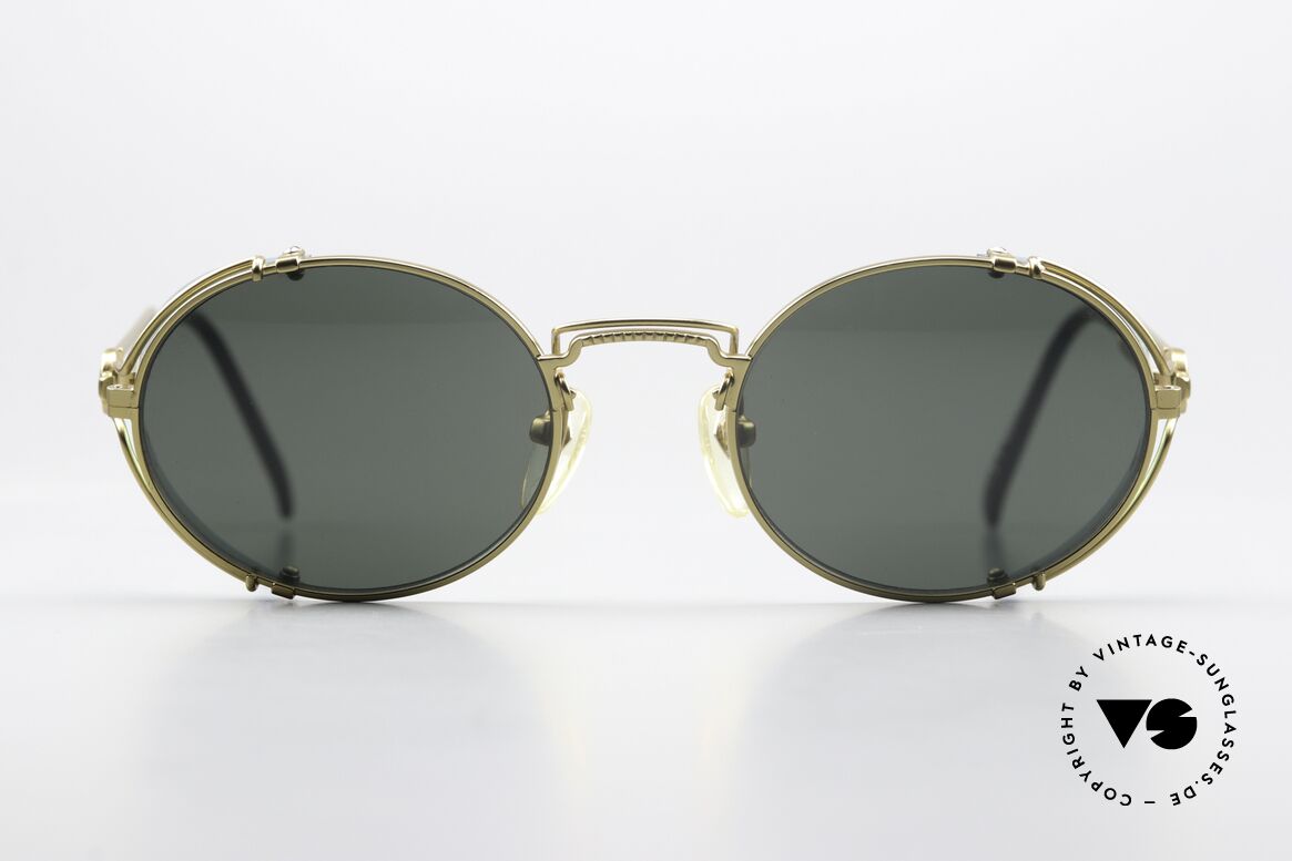 Jean Paul Gaultier 58-6105 Terminator Steampunk Shades, vintage GAULTIER designer sunglasses from the mid 90's, Made for Men and Women