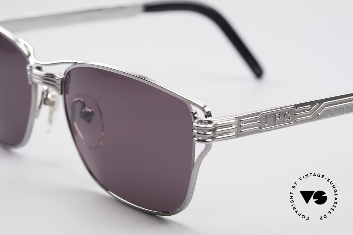 Jean Paul Gaultier 56-4173 Striking Square Sunglasses, tangible, outstanding TOP-quality, made in Japan, Made for Men