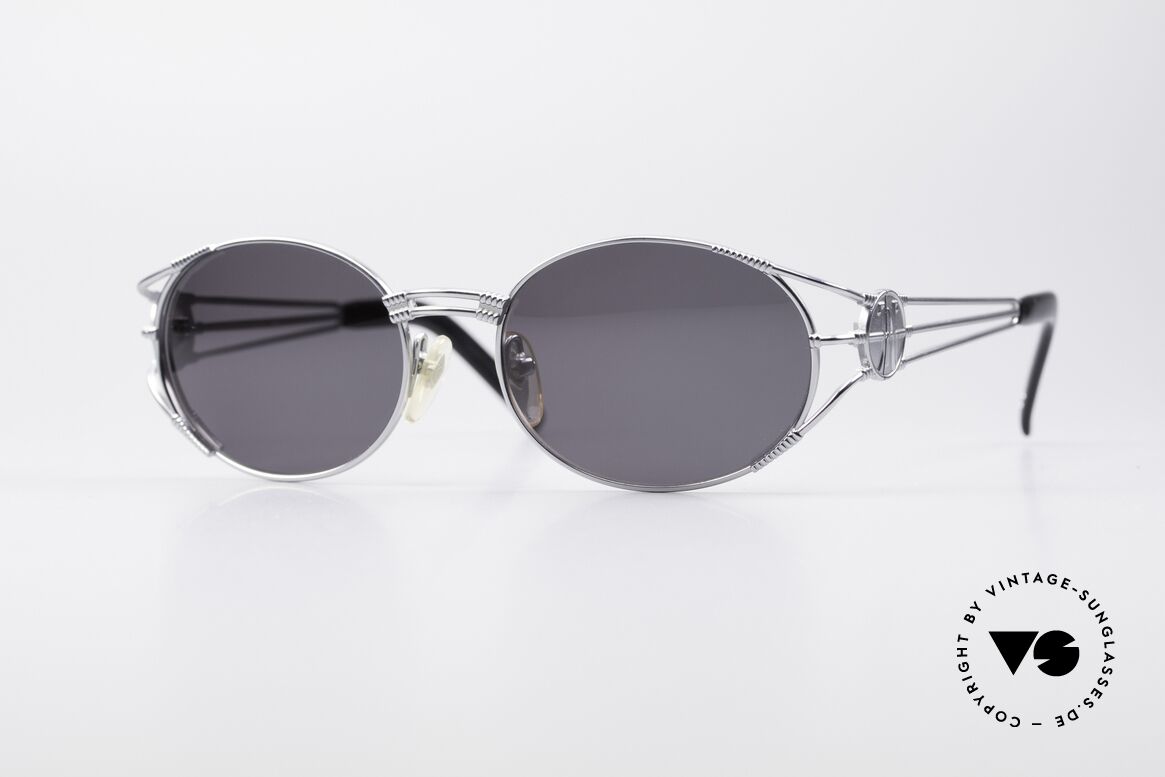 Jean Paul Gaultier 58-5106 Oval JPG Steampunk Shades, valuable and creative Jean Paul Gaultier design, Made for Men and Women