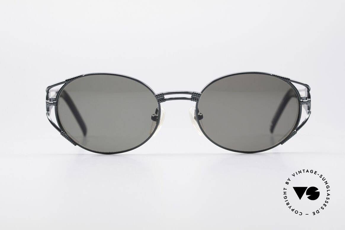 Jean Paul Gaultier 58-5106 Vintage Shades Steampunk, sunglasses from 1997 with fir green metallic finish, Made for Men and Women