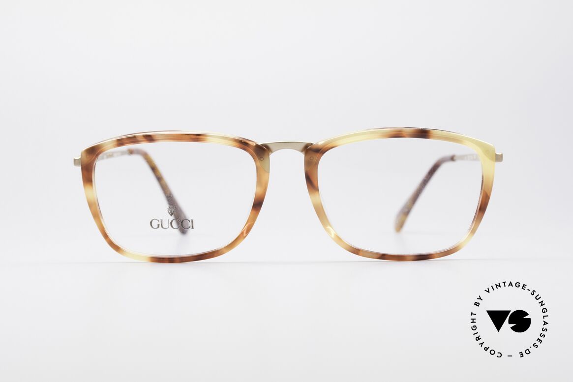 Gucci 1140 Ladies & Gents Eyeglasses, vintage 1980's eyeglasses by GUCCI with amber look, Made for Men and Women