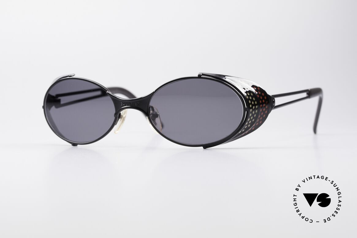 Jean Paul Gaultier 56-7109 JPG Steampunk Sunglasses, vintage Gaultier designer sunglasses from the mid 90's, Made for Men and Women