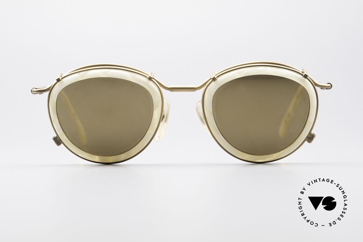 Jean Paul Gaultier 56-2271 Designer Steampunk Shades, rare vintage Jean Paul Gaultier sunglasses from 1995, Made for Men and Women