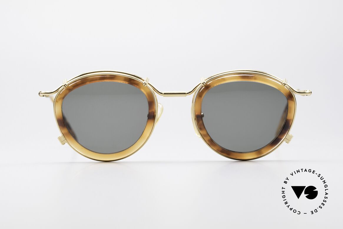 Jean Paul Gaultier 56-2271 Steampunk Designer Shades, rare vintage Jean Paul Gaultier sunglasses from 1995, Made for Men and Women