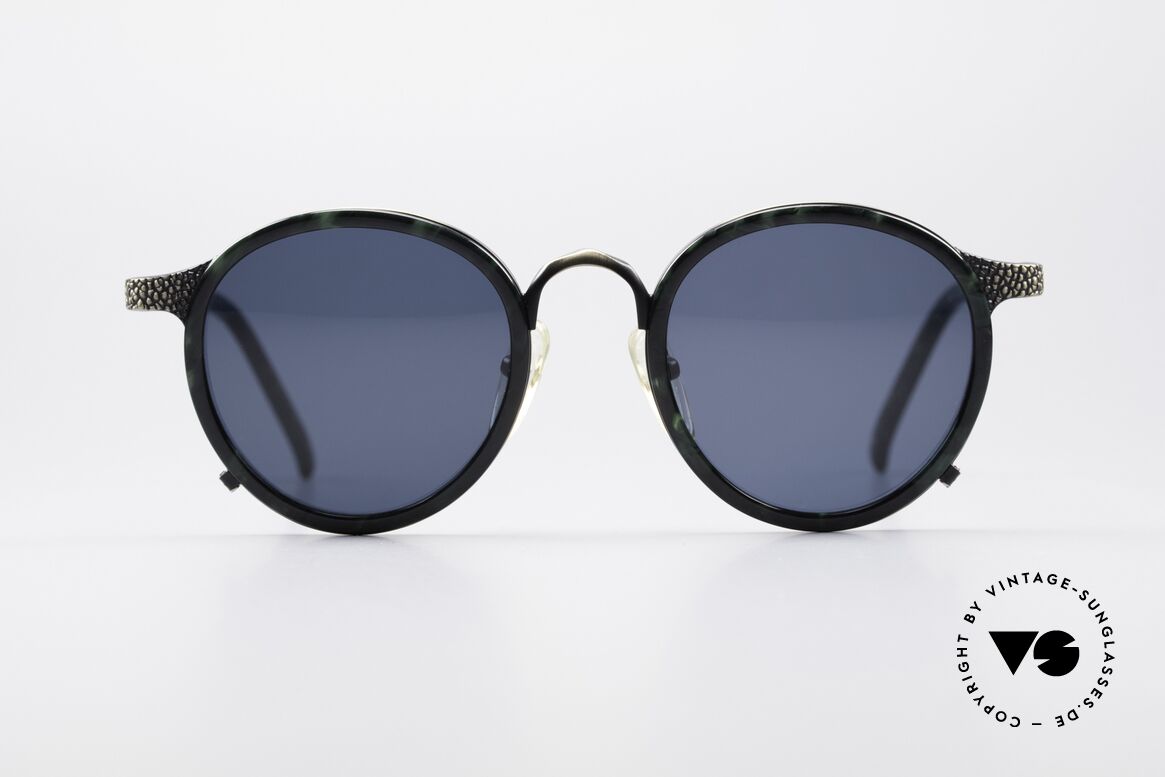 Jean Paul Gaultier 56-9273 Rare Designer Panto Shades, 1990s vintage Jean Paul Gaultier designer sunglasses, Made for Men and Women
