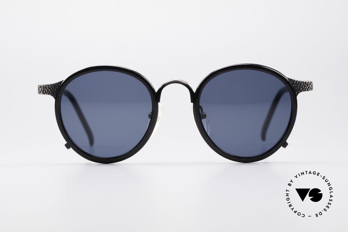 Jean Paul Gaultier 56-9273 JPG Designer Panto Shades, 1990s vintage Jean Paul Gaultier designer sunglasses, Made for Men and Women