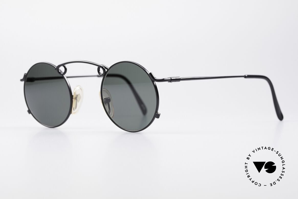 Jean Paul Gaultier 56-1178 Artful Panto Sunglasses, top-notch craftsmanship (built to last); black color, Made for Men and Women