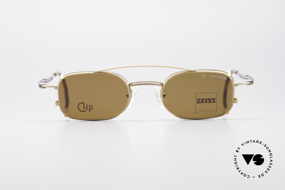 Zeiss 5696 Clip On 90's Sunglasses, noble 90's designer eyeglasses by Carl Zeiss, Germany, Made for Men Zeiss 5696 Clip On 90's Sunglasses, noble 90's designer eyeglasses by Carl Zeiss, Germany, Made for Men