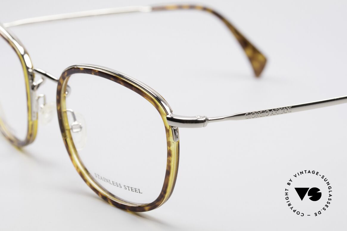 Giorgio Armani 863 Square Panto Eyeglass-Frame, unworn, NOS, one of a kind and outstanding quality, Made for Men