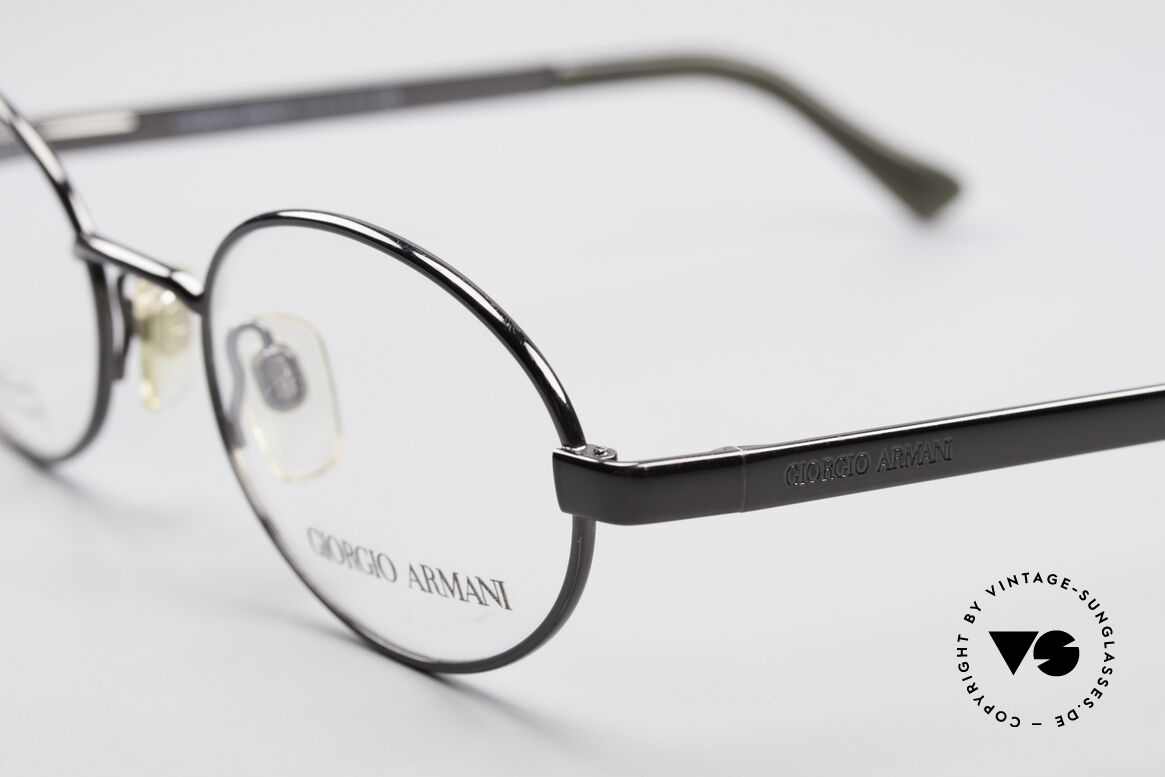Giorgio Armani 257 90s Oval Vintage Eyeglasses, never worn (like all our 1990's designer classics), Made for Men and Women