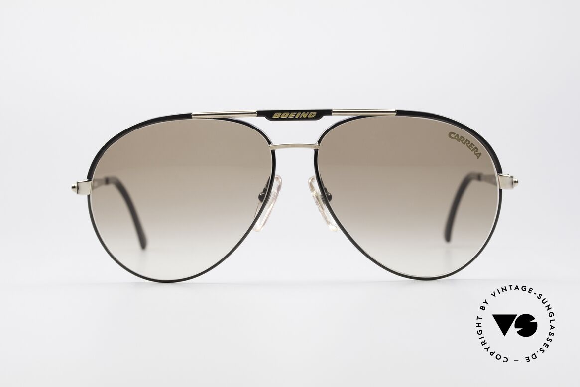 Boeing 5733 Rare 80's Pilots Sunglasses, 'The Boeing Collection by Carrera' - medium size 58/13, Made for Men and Women