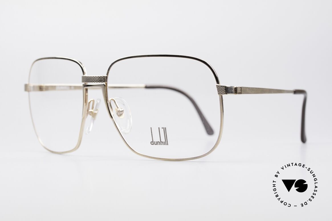 Dunhill 6090 Gold Plated 90's Eyeglasses, gold-plated frame with flexible bridge; 1. class comfort, Made for Men