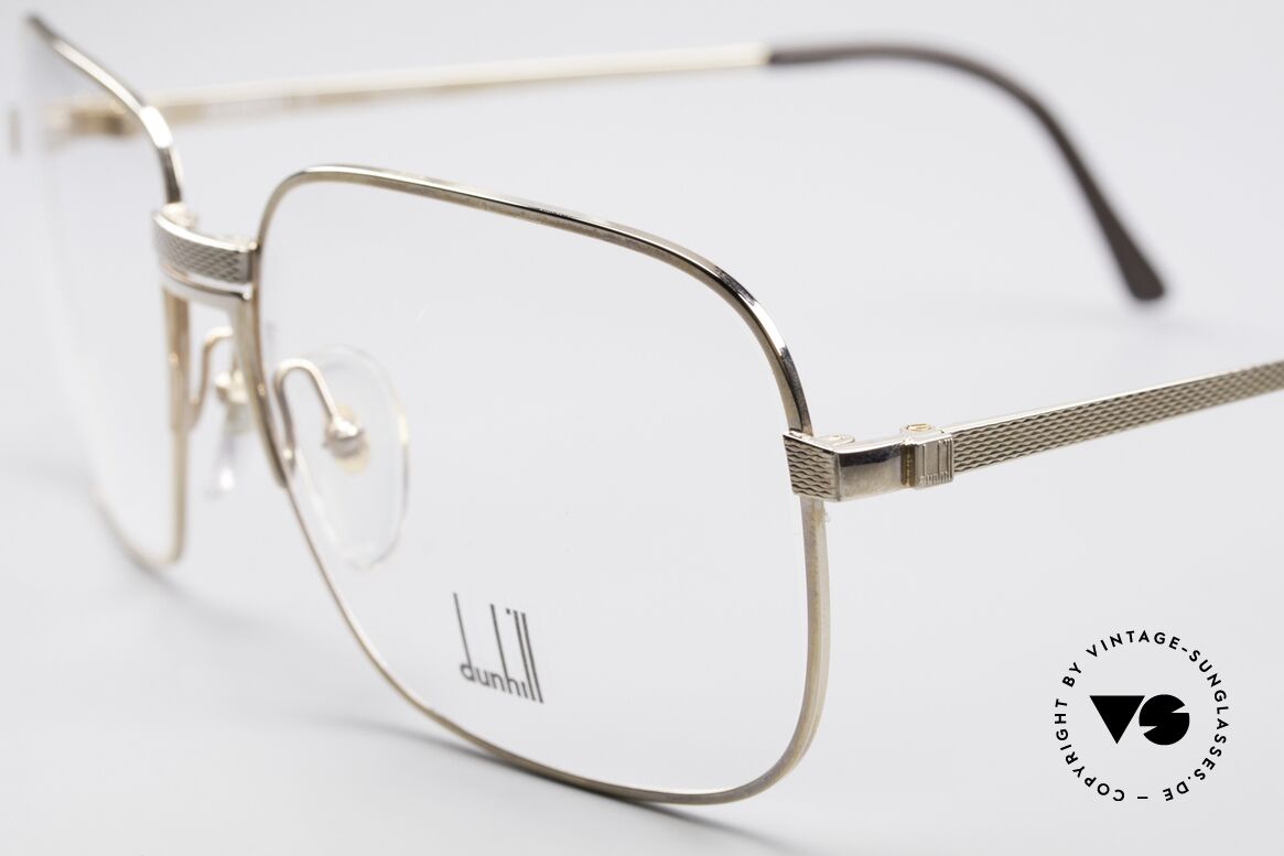 Dunhill 6090 Gold Plated 90's Eyeglasses, 'barley': hundreds of minute facets to give a soft sheen, Made for Men