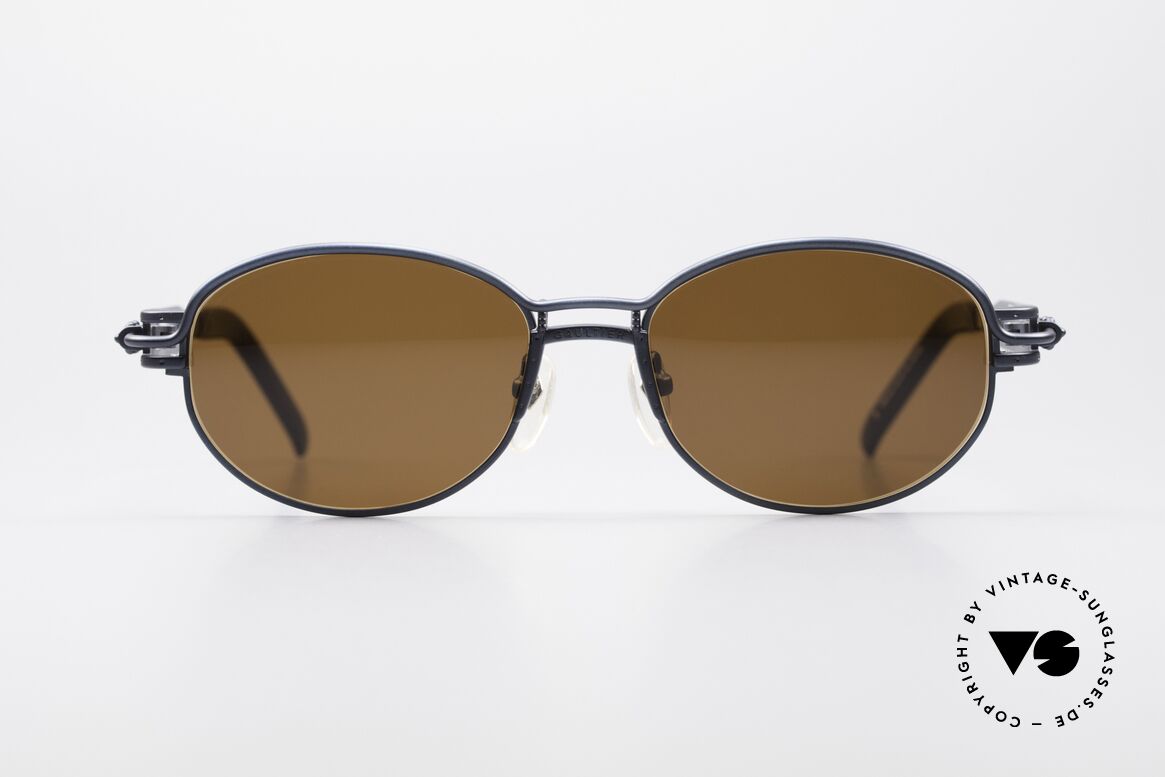 Jean Paul Gaultier 56-5108 Rare Steampunk Sunglasses, noble Jean Paul Gaultier 90's designer sunglasses, Made for Men and Women