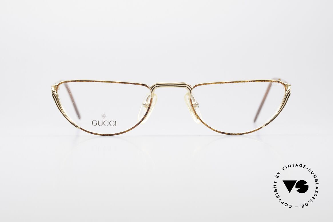 Gucci 2203 Vintage Reading Glasses 80's, a true rarity in high-end quality (+ Gucci case), Made for Men and Women