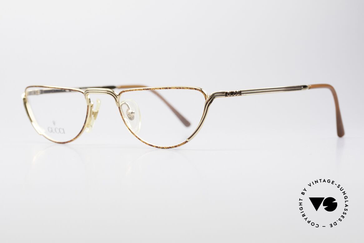 Gucci 2203 Vintage Reading Glasses 80's, classic Gucci design with noble frame coloring, Made for Men and Women