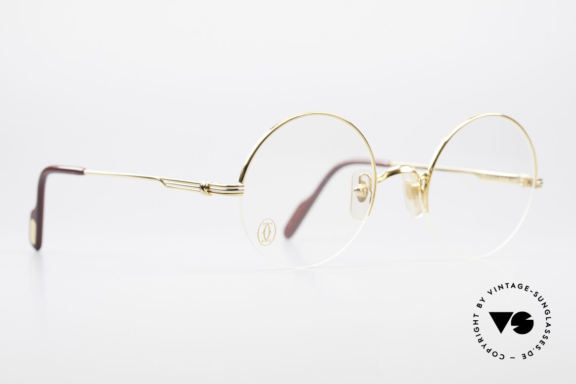 Cartier Mayfair - S Luxury Round Eyeglasses Nylor, exclusive design - simply timeless and unisex, Made for Men and Women
