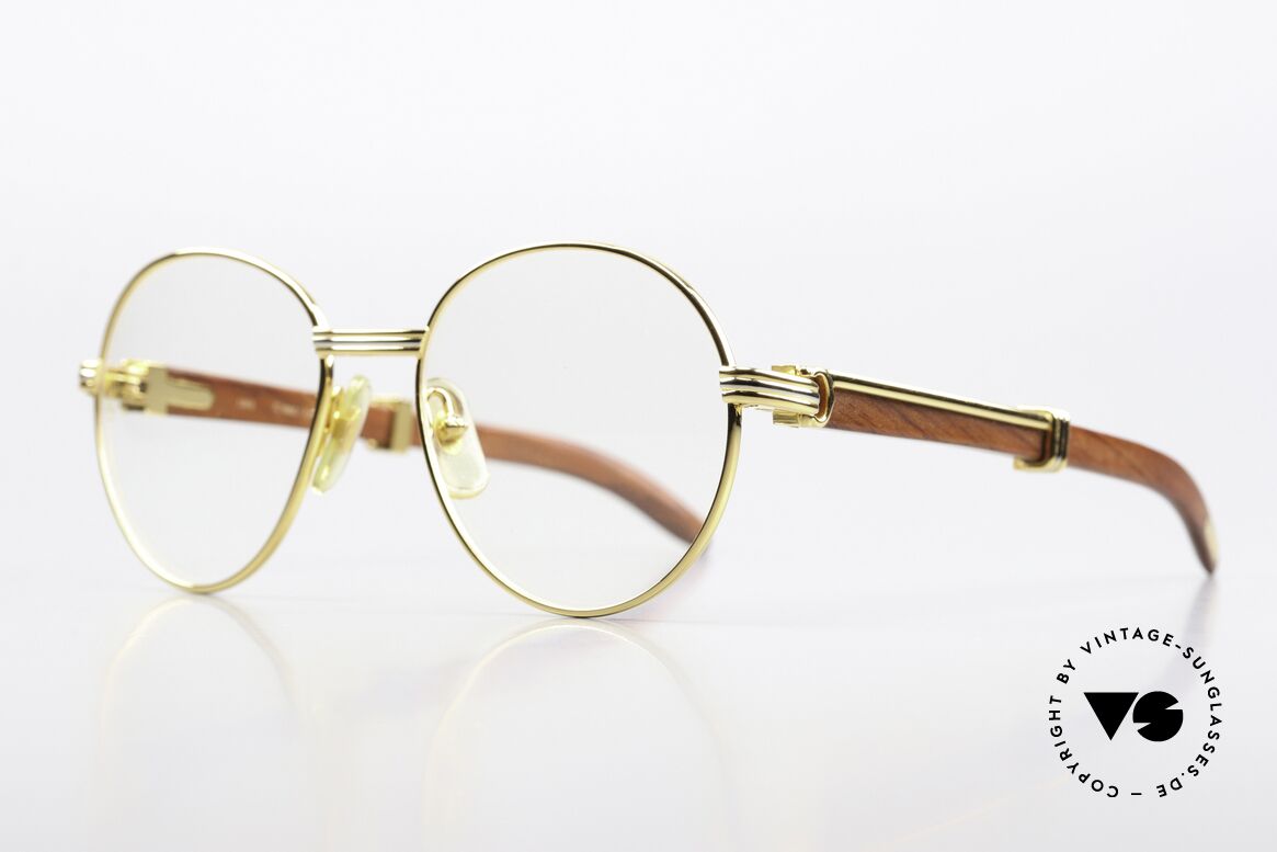 Cartier Bagatelle Bubinga Precious Wood Frame, noble rarity in perfect unworn condition; pure luxury, Made for Men and Women