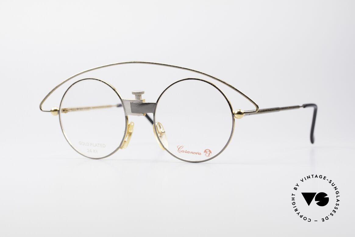 Casanova MTC 3 Vintage Art Frame 90's, LIMITED Casanova art glasses from the early 1990's, Made for Men and Women