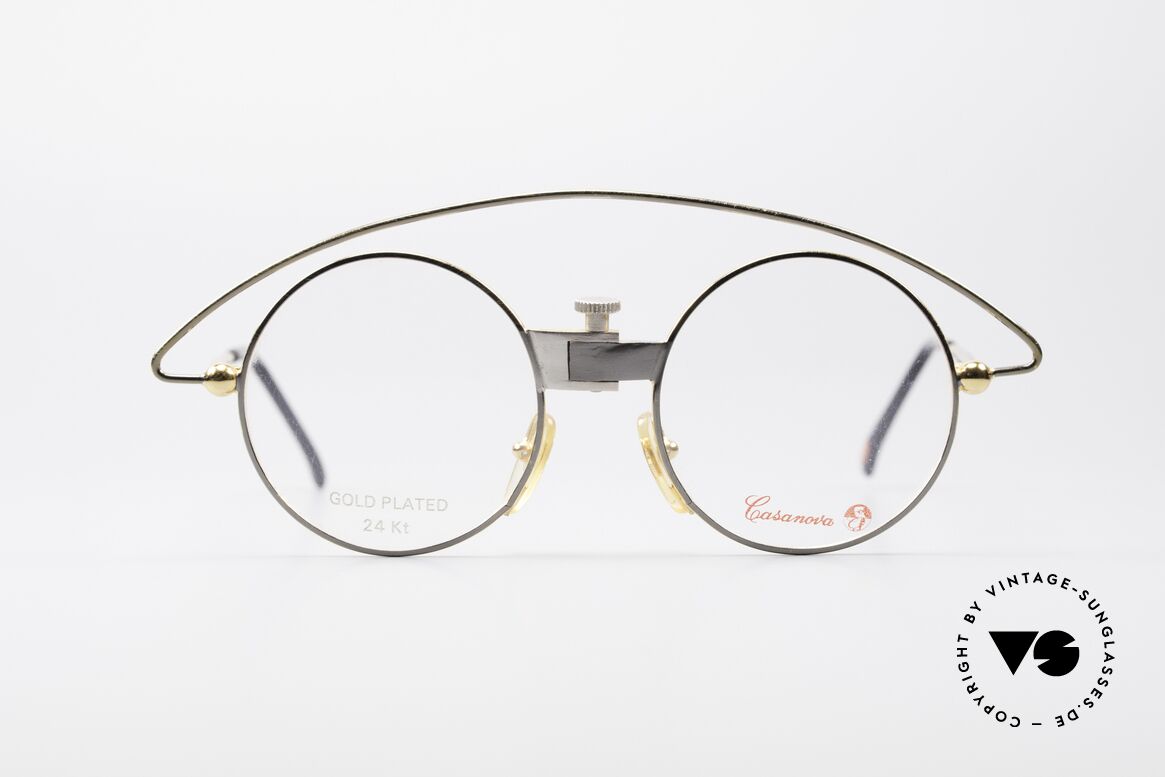 Casanova MTC 3 Vintage Art Frame 90's, distinctive Venetian design with technical gimmicks, Made for Men and Women