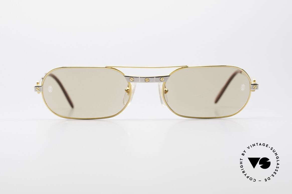 Cartier MUST Santos - M Elton John Shades, MUST: the first model of the Lunettes Collection '83, Made for Men Cartier MUST Santos - M Elton John Shades, MUST: the first model of the Lunettes Collection '83, Made for Men