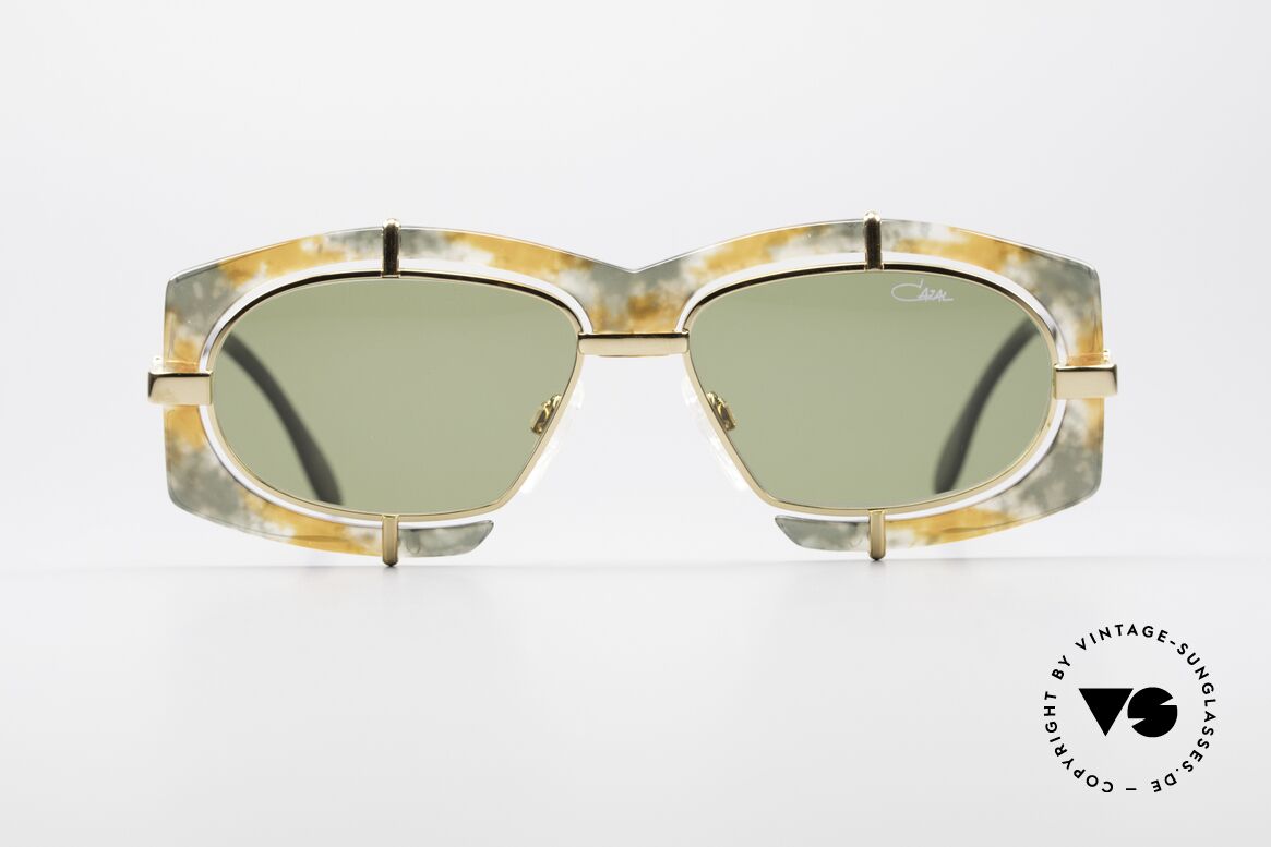 Cazal 872 Haute Couture Sunglasses, extravagant lens mounting & spunky frame coloring, Made for Men and Women
