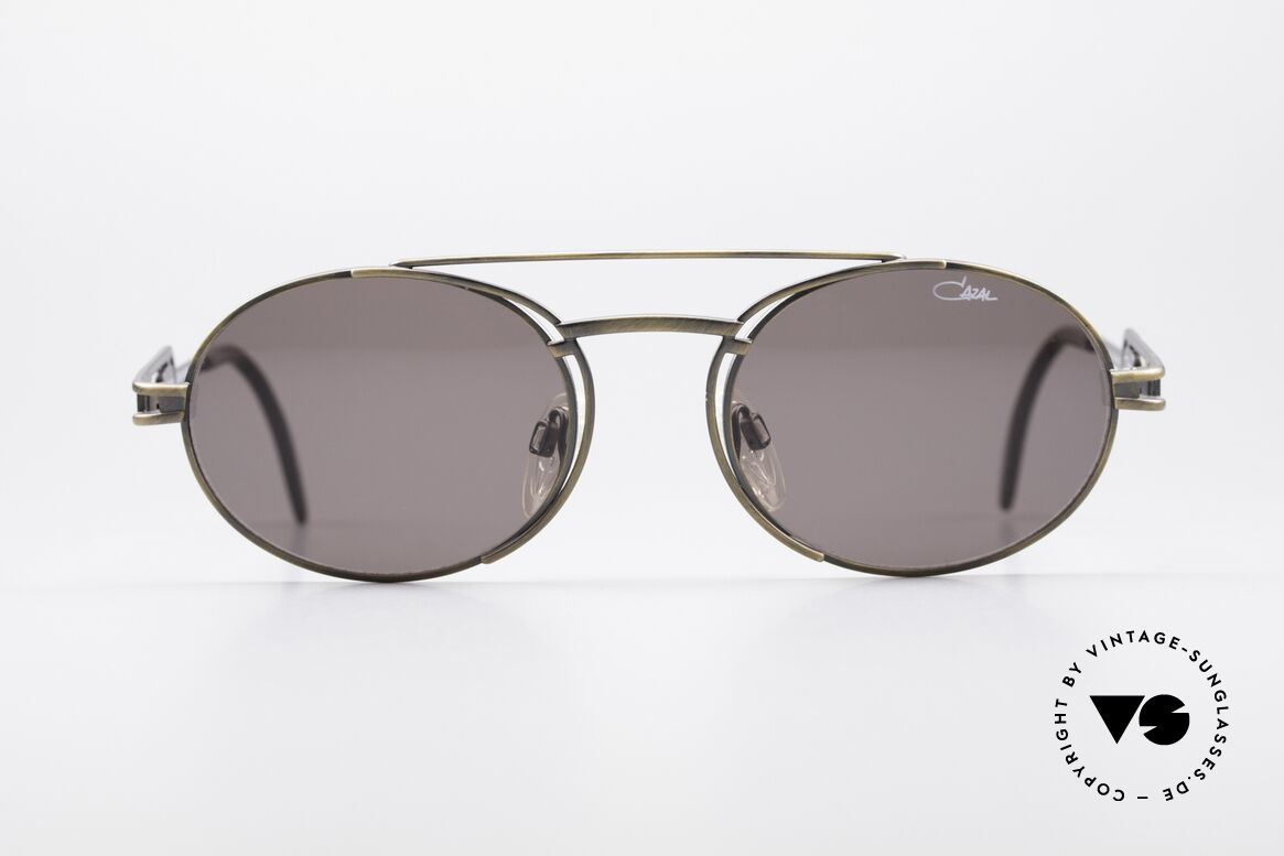 Cazal 965 Oval Steampunk Style Shades, very striking vintage sunglasses by CAZAL from 1996, Made for Men and Women