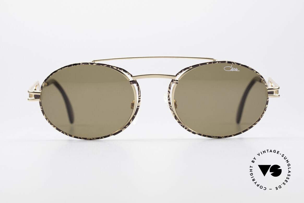 Cazal 965 90s Steampunk Oval Shades, very striking vintage sunglasses by CAZAL from 1996, Made for Men and Women