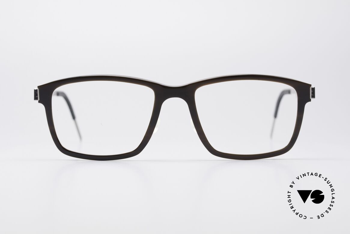 Lindberg 1802 Horn Genuine Horn Titanium Frame, LINDBERG Horn/Titanium 1802 eyeglasses, size 53-18, Made for Men