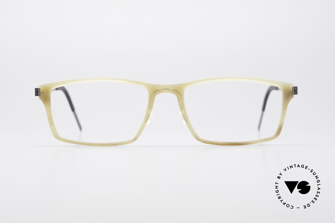 Lindberg 1816 Horn Buffalo Horn Titanium Frame, LINDBERG 1816 Horn/Titanium eyeglasses, size 53-17, Made for Men