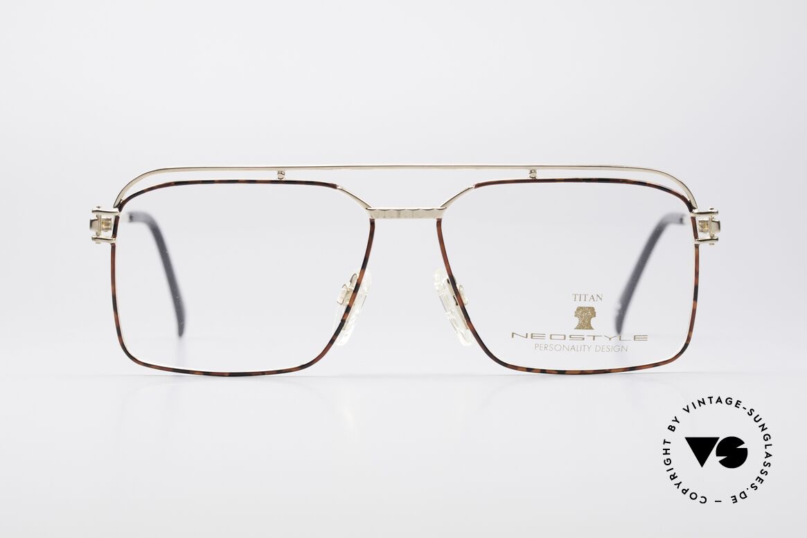 Neostyle Dynasty 424 - L 80's Titanium Men's Frame, striking men's glasses by Neostyle; LARGE size, Made for Men
