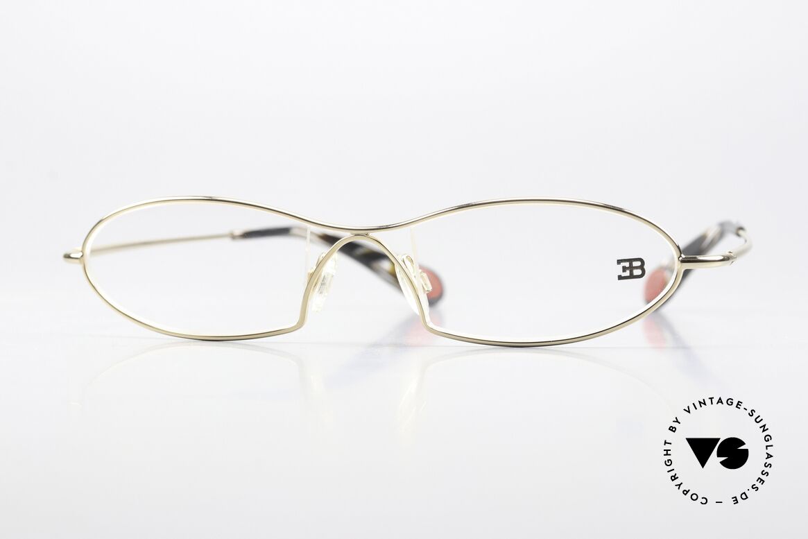 Bugatti 343 Odotype Men's Designer Vintage Frame, distinctive design of the ODOTYPE SERIES, Made for Men