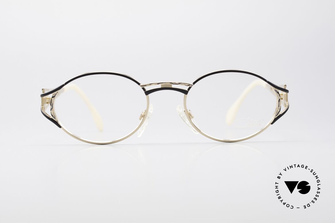 Cazal 285 Oval Round Vintage Glasses, filigree eyeglass-frame by CaZal (Cari Zalloni), Made for Women