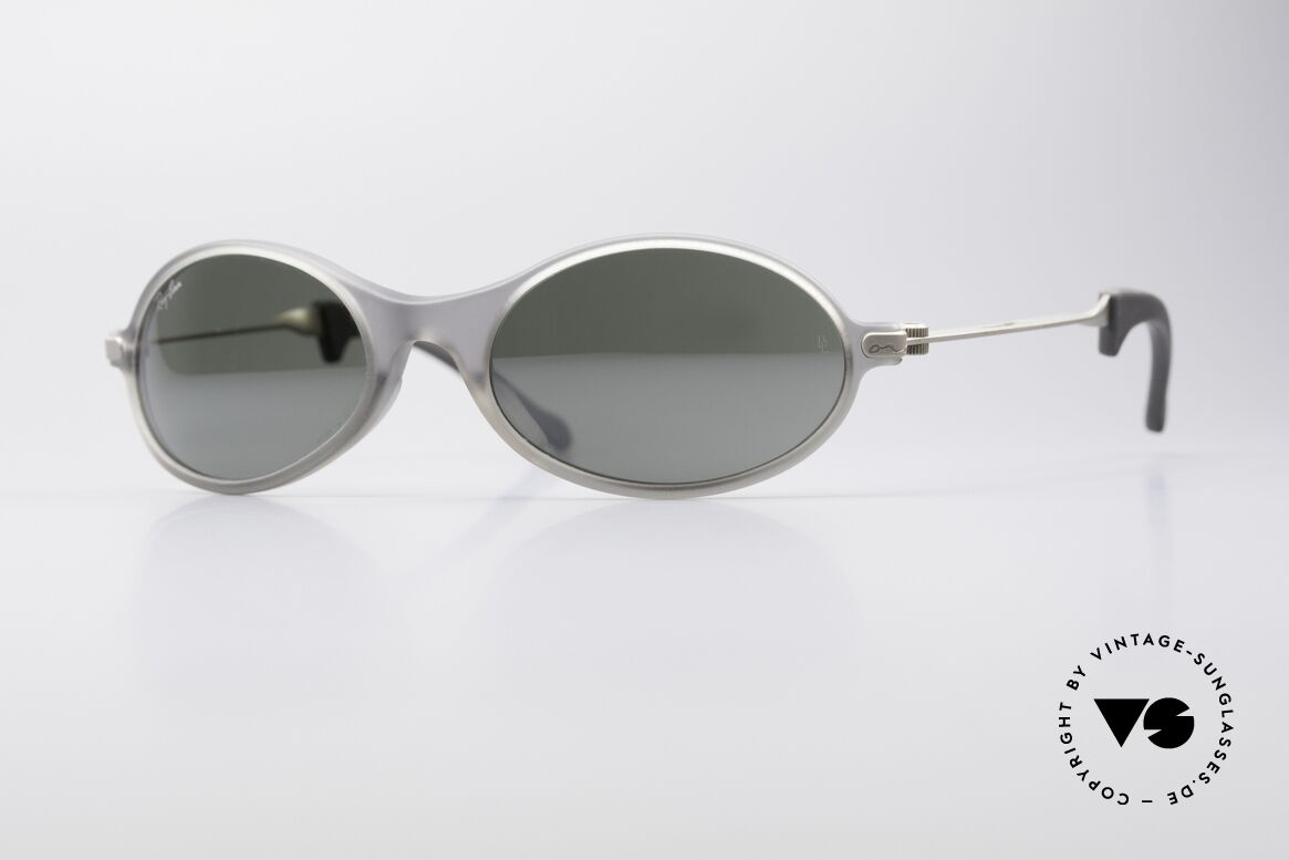 Ray Ban Orbs Oval Combo Silver Mirror B&L USA Shades, futuristic sports designer sunglasses by Ray Ban; B&L, Made for Men
