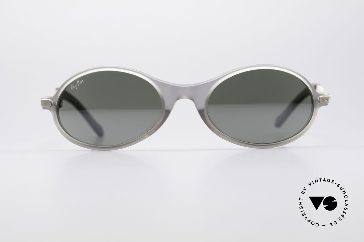 Ray Ban Orbs Oval Combo Silver Mirror B&L USA Shades, original vintage sunglasses from the late 1990's, USA, Made for Men