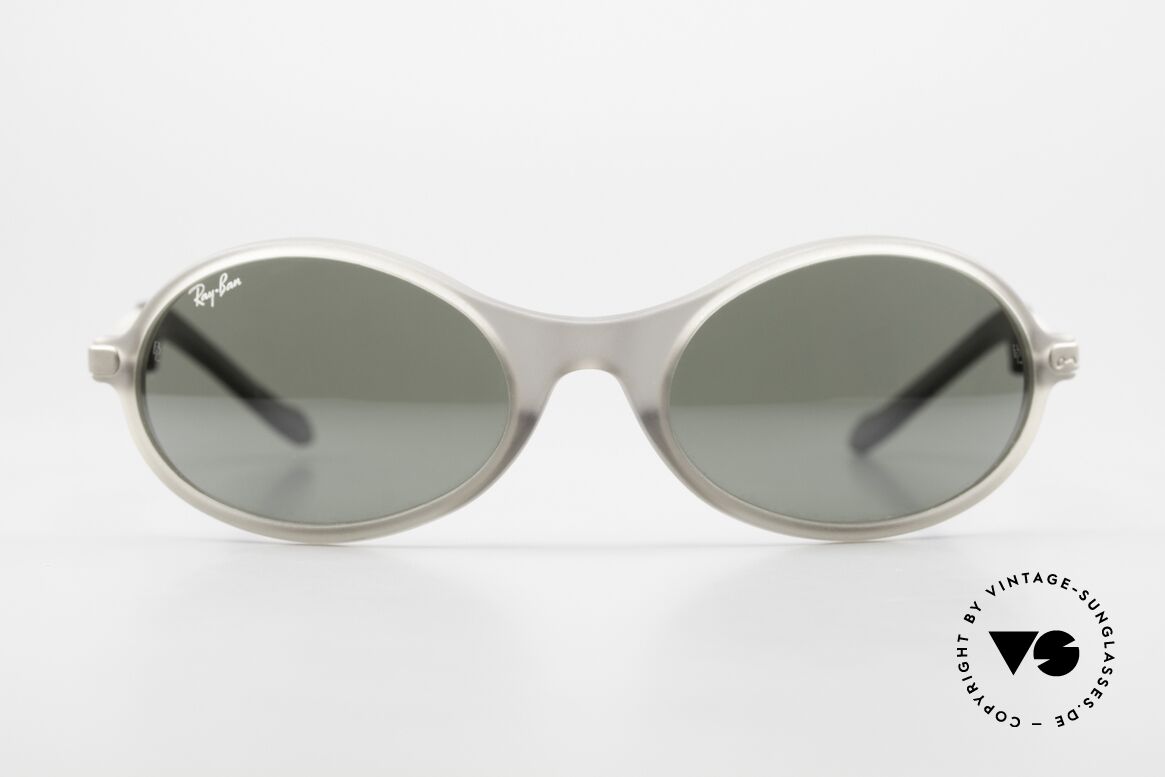 Ray Ban Orbs Oval Combo Silver Mirror B&L USA Shades, original vintage sunglasses from the late 1990's, USA, Made for Men