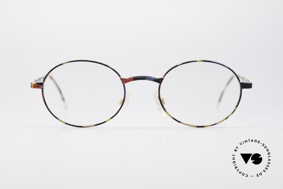 Cazal 1114 - Point 2 Round Oval Vintage Frame, vintage glasses of the Cazal 'Point 2' series from 1999, Made for Men and Women