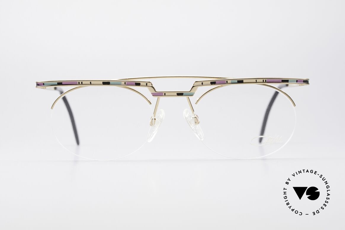 Cazal 758 Original Glasses No Retro Frame, interesting Cazal vintage eyeglasses-frame from 1997/98, Made for Men and Women