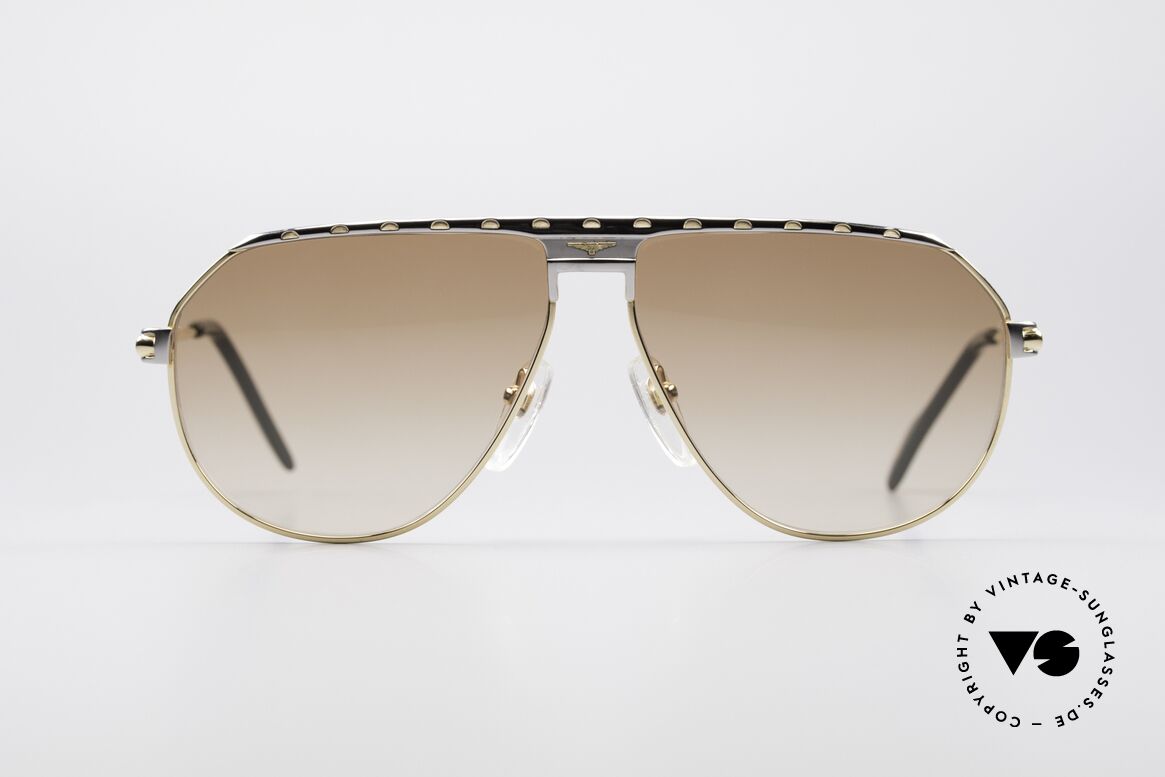 Longines 0151 Large 80's Titanium Sunglasses, premium vintage 80's designer shades by Longines, Made for Men