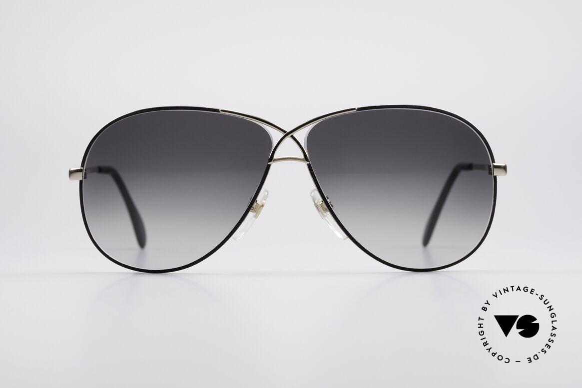 Cazal 728 Aviator Style Vintage Shades, legendary aviator design from the 80's by Cazal, Made for Men and Women