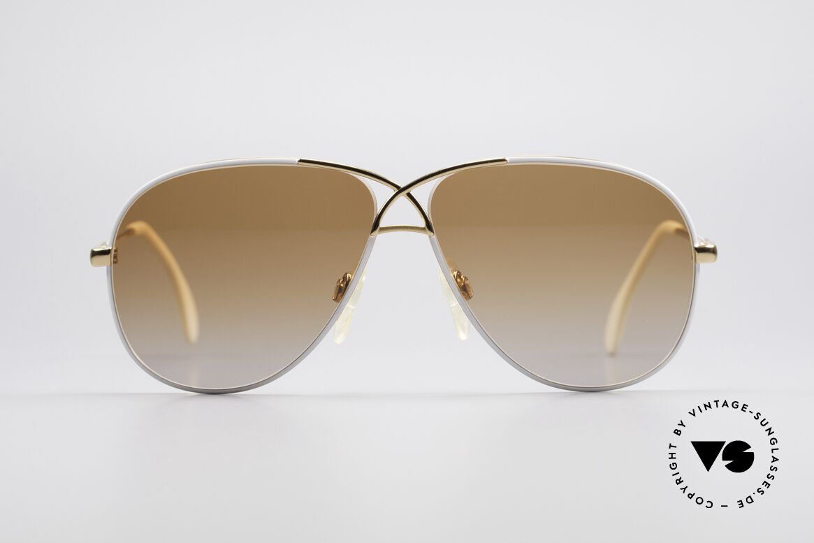 Cazal 728 Vintage Aviator Sunglasses, legendary aviator design from the 80's by Cazal, Made for Men and Women