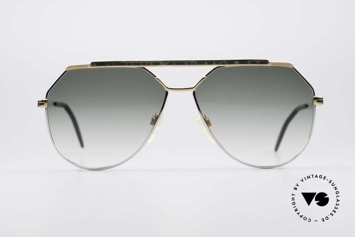 Cazal 733 Gold Plated 80's Sunglasses, striking CAZAL sunglasses for men from 1986/1987, Made for Men