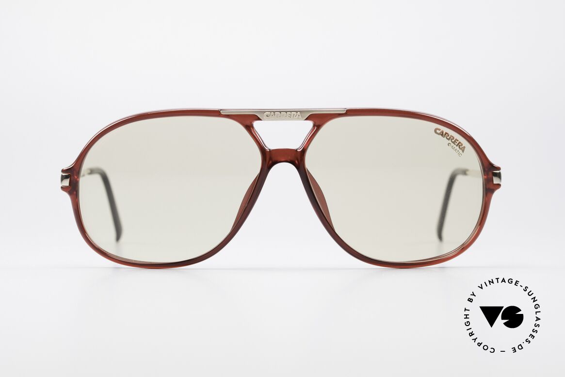 Carrera 5411 C-Matic Extra Changeable Sun Lenses, brilliant photochromic "C-MATIC" lenses (darkening), Made for Men