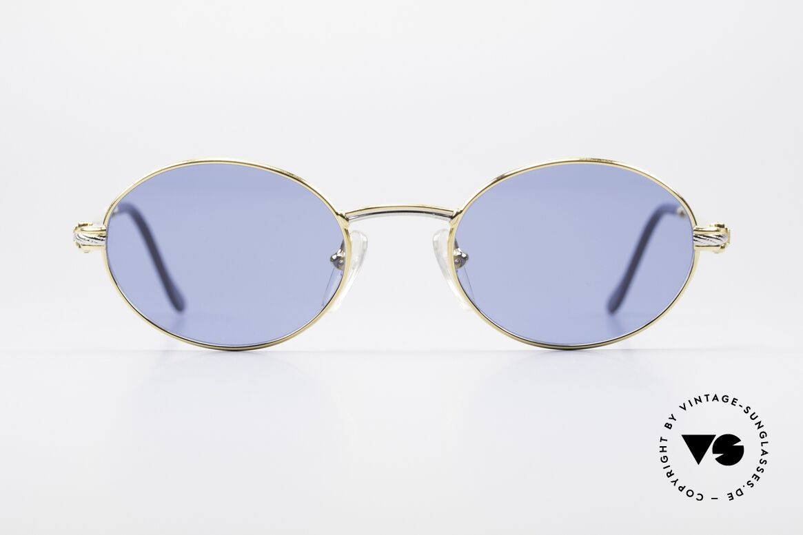 Fred Ketch Oval Luxury Sailing Sunglasses, rare vintage sunglasses by Fred, Paris from the 1980s, Made for Men and Women