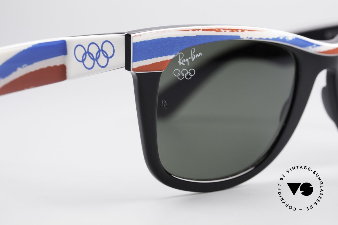 Ray Ban Wayfarer I Olympic Games Albertville, NO RETRO sunglasses, but an authentic USA-original, Made for Men and Women